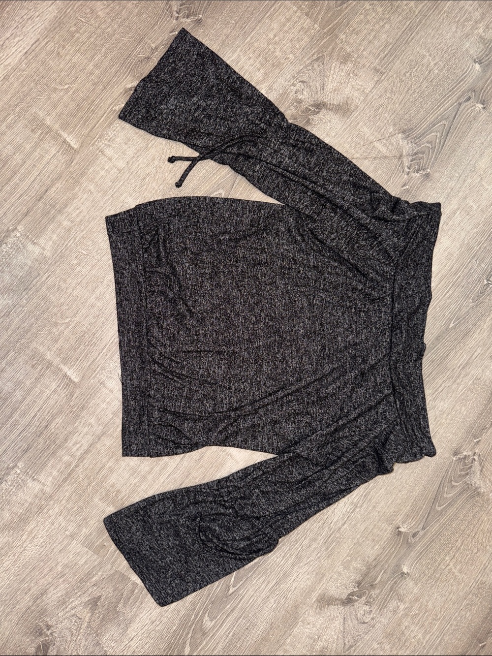 Women’s Off-Shoulder Gray Shirt